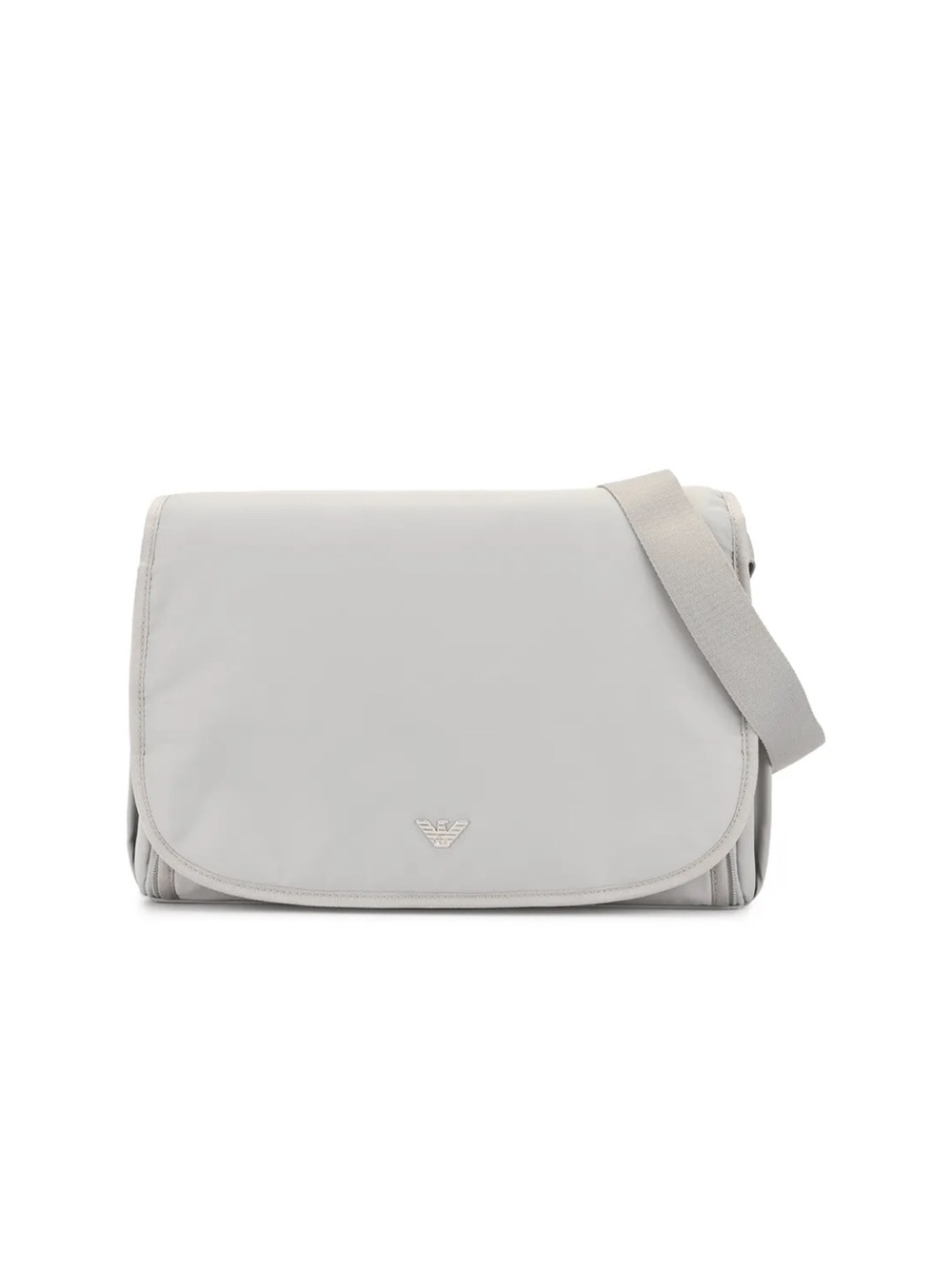 Emporio Armani Light Gray Diaper Bag